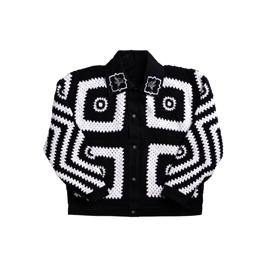 Black and white Jacket