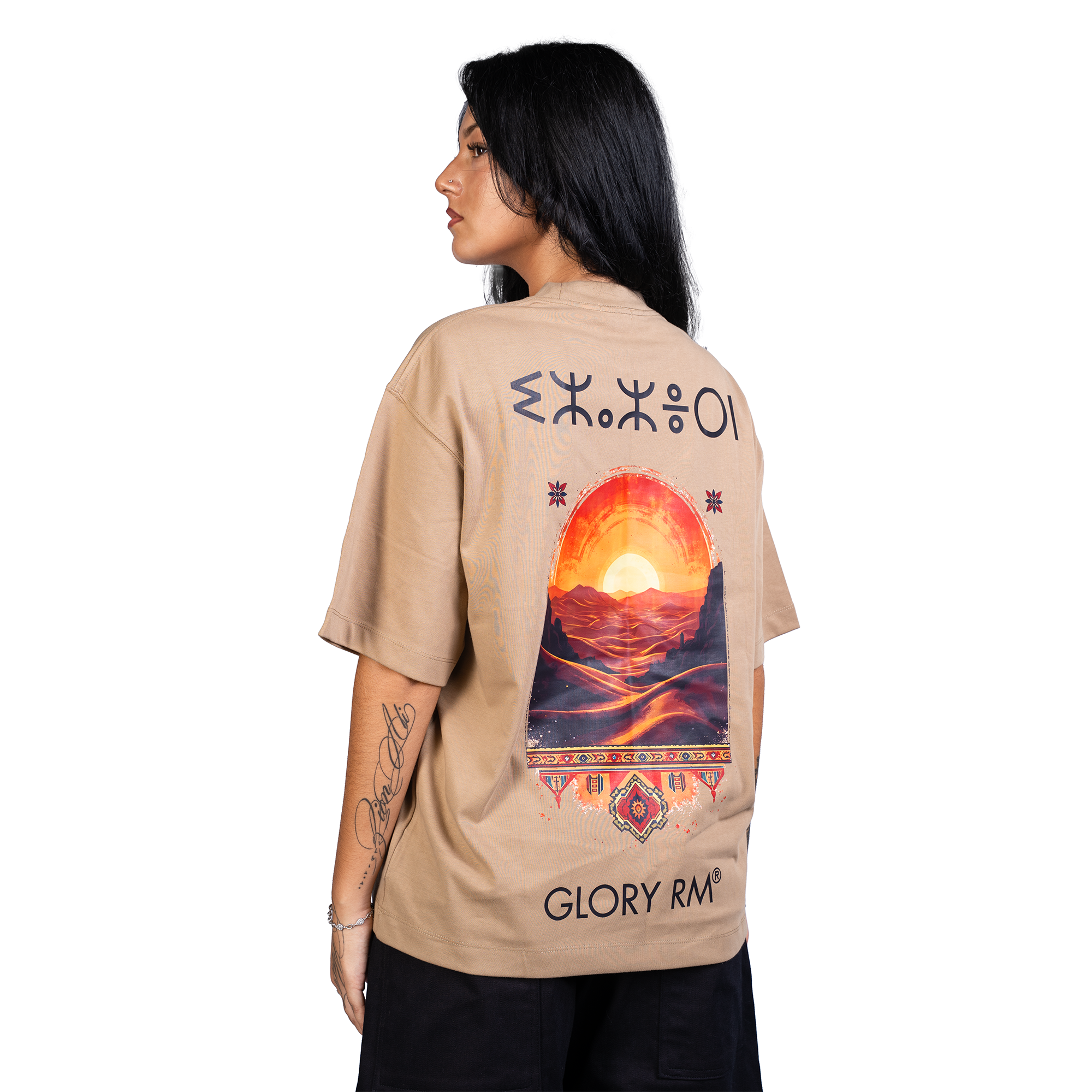 T-shirt Sahara sunset