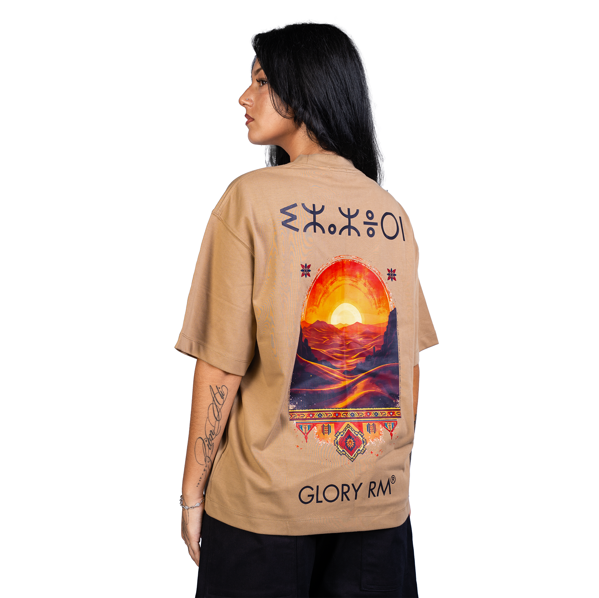 T-shirt Sahara sunset