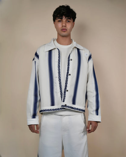 Dark Blue Jalaba Set