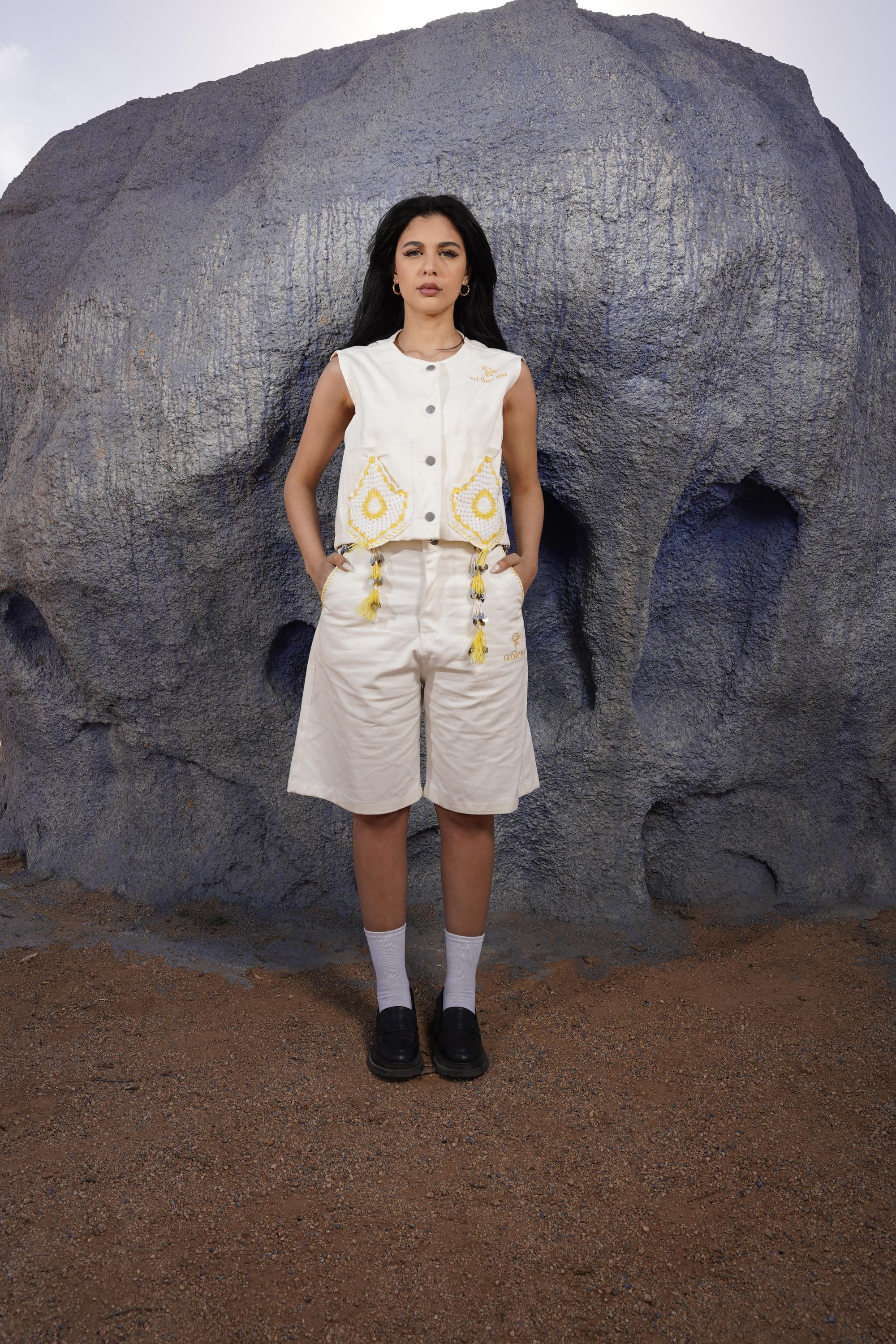 Yellow Gilet women