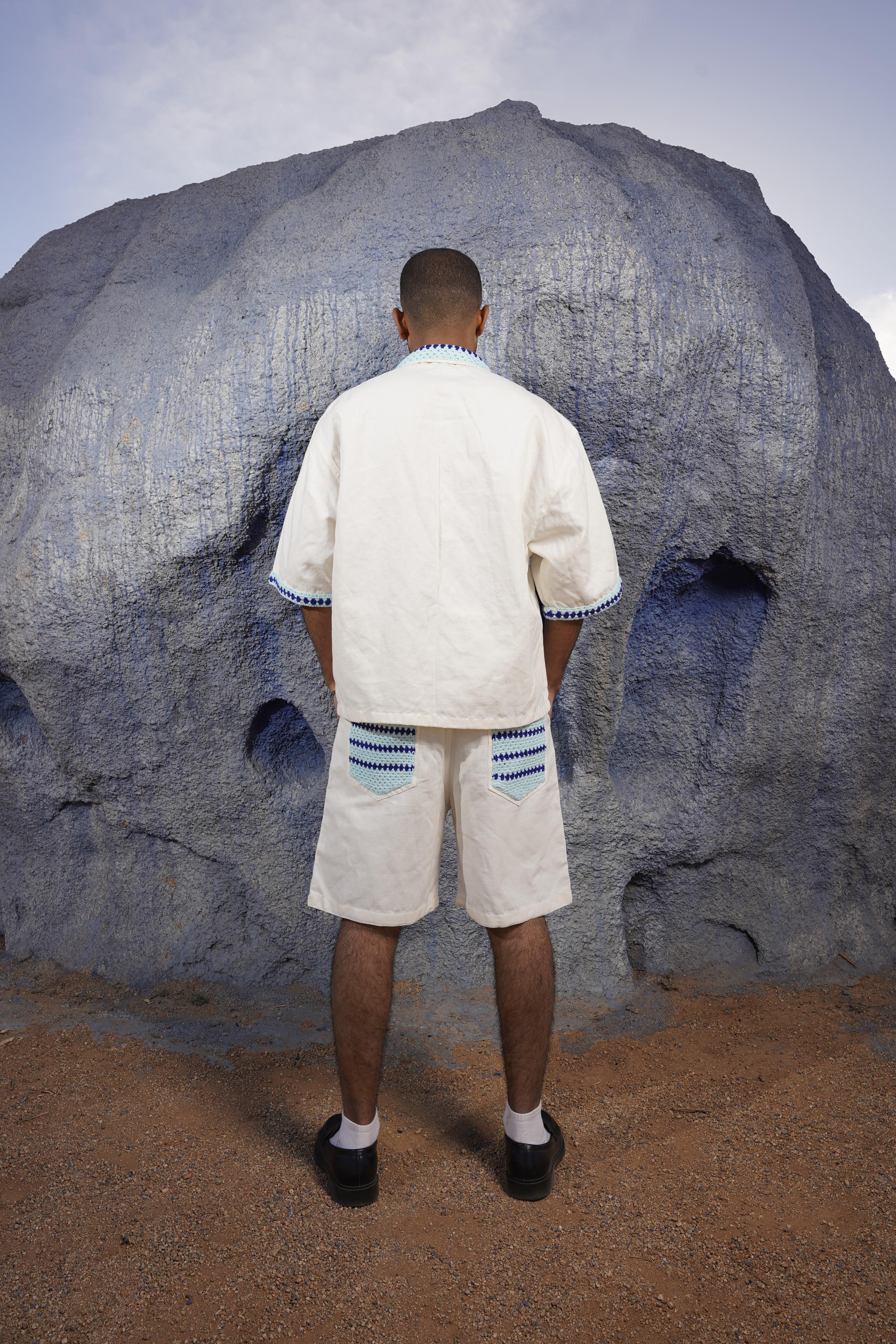 Blue pool short