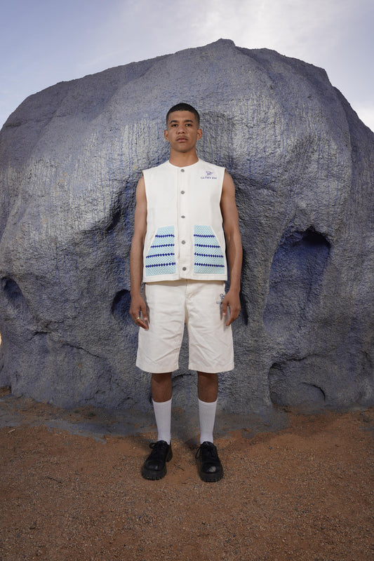 Blue pool baggy