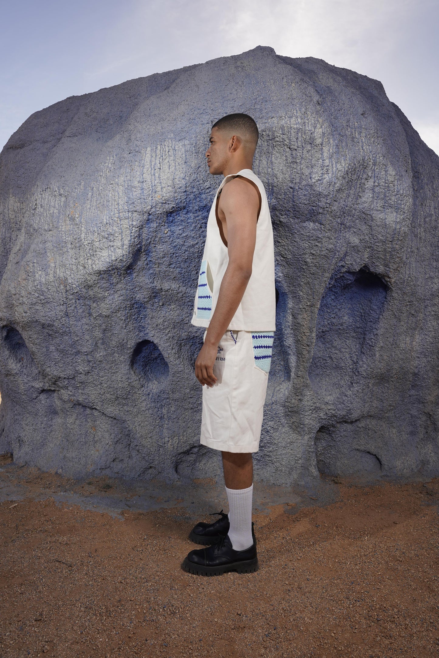 Blue pool baggy