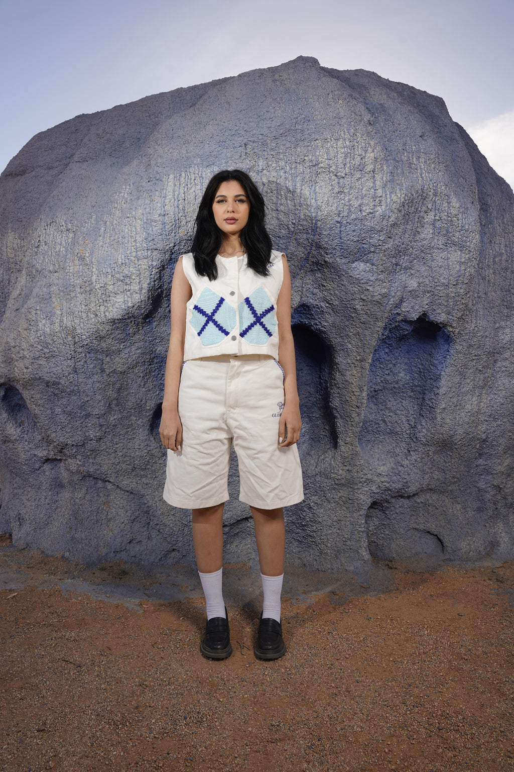 Blue pool baggy women