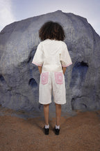 Pink baggy women