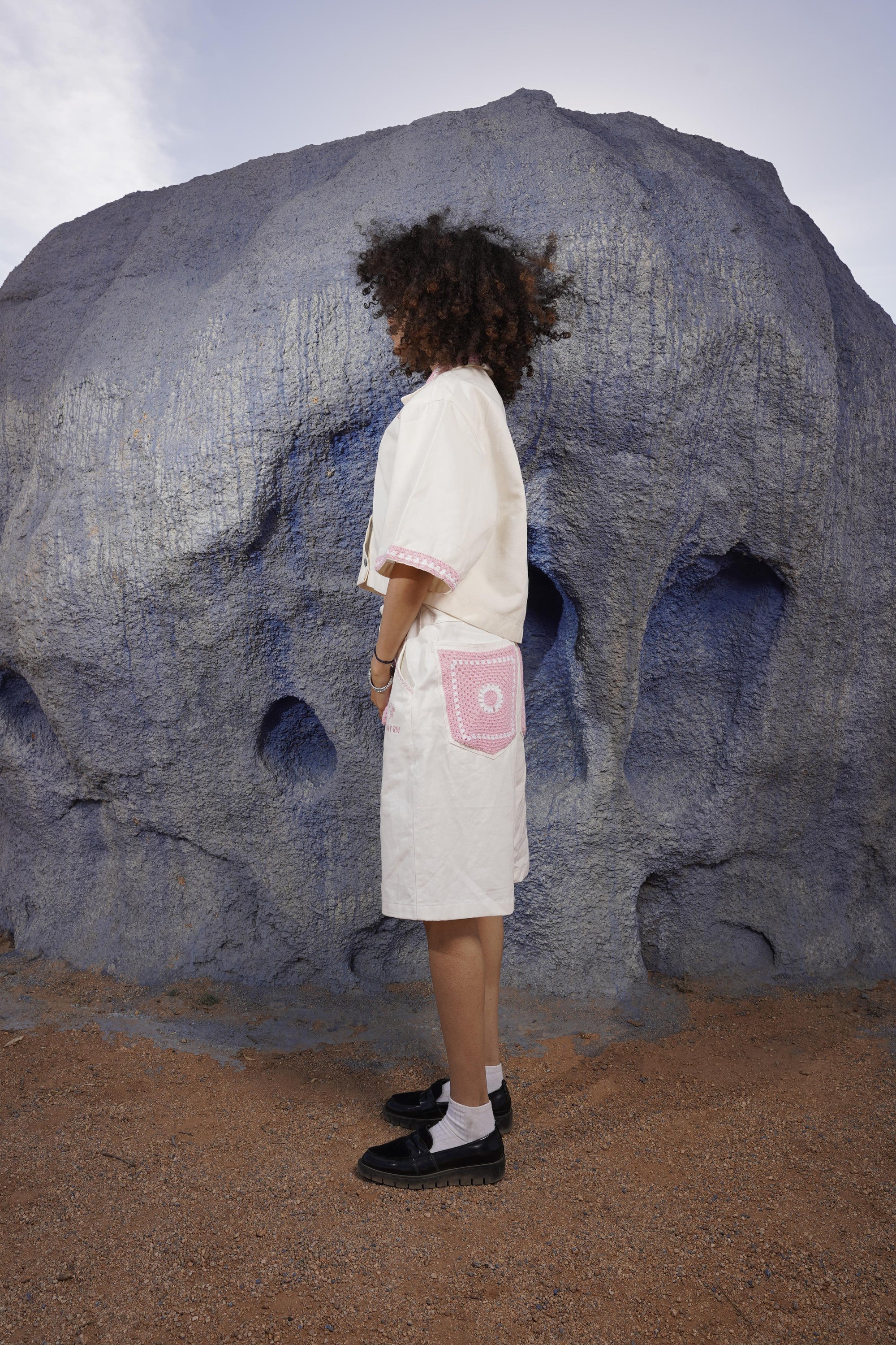 Pink baggy women